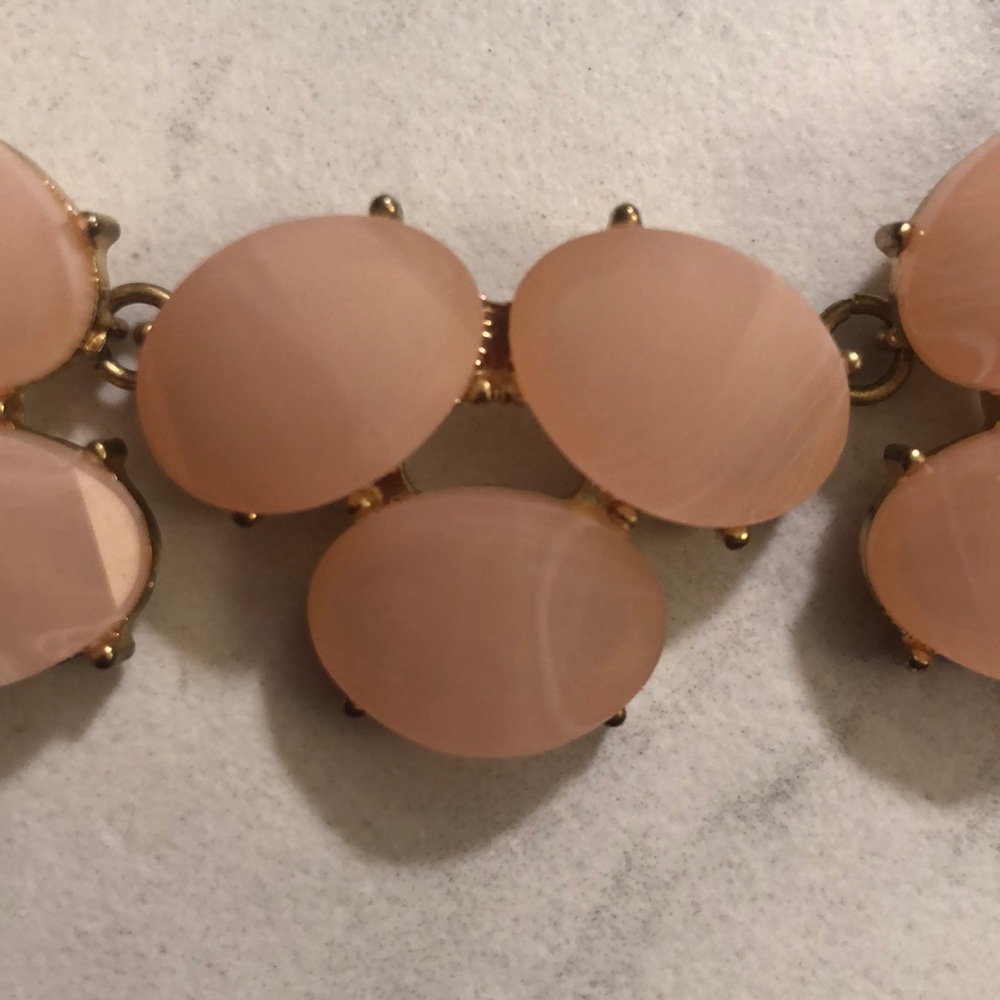 Vintage necklace blush stone - Picture 3 of 4